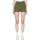 Visvim Green Damaged Priscilla Chino Shorts
