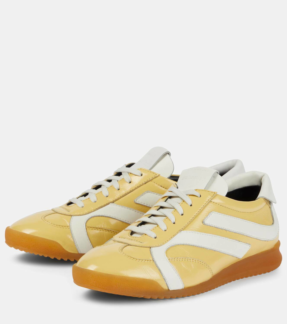 Proenza Schouler Track suede-trimmed leather sneakers