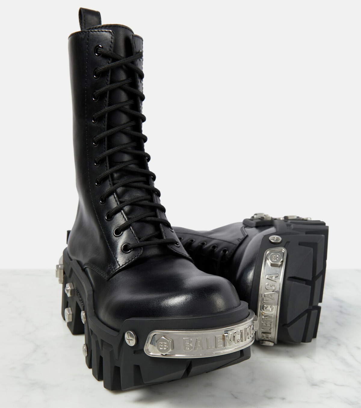 Balenciaga Bulldozer leather ankle boots Balenciaga