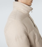 Brunello Cucinelli Wool flannel down parka