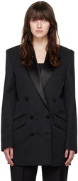 Givenchy Black Double-Breasted Blazer