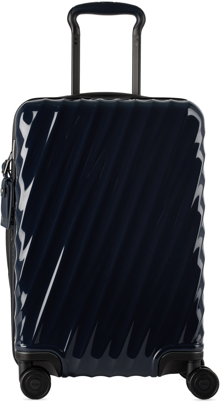Tumi Navy 19 Degree International Expandable 4 Wheel Carry-On Suitcase