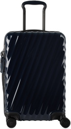 Tumi Navy 19 Degree International Expandable 4 Wheel Carry-On Suitcase