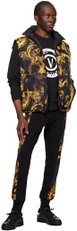 Versace Jeans Couture Black Watercolour Reversible Down Vest