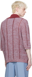 Lanvin Red Loose-Fitting Polo
