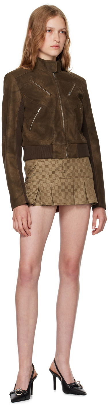 MISBHV Brown Clara Faux-Suede Jacket
