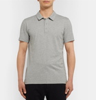 Reigning Champ - Slim-Fit Mélange Pima Cotton-Jersey Polo Shirt - Gray