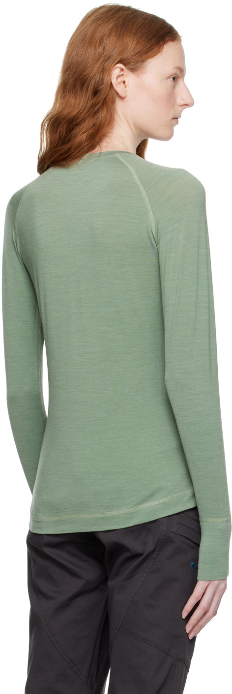 Klättermusen Green Fafne Long Sleeve T-Shirt