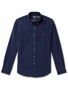 Polo Ralph Lauren - Button-Down Collar Cotton-Corduroy Shirt - Blue