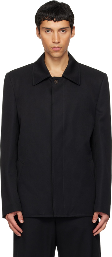 Photo: MM6 Maison Margiela Black Sports Jacket
