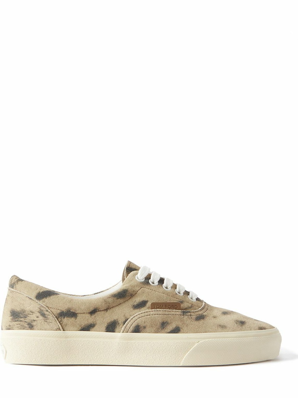 Photo: TOM FORD - Jude Cheetah-Print Suede Sneakers - Neutrals