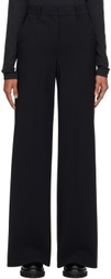 Theory Black Wide-Leg Trousers