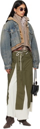 Maison MIHARA YASUHIRO Blue Triple Layered Denim Jacket