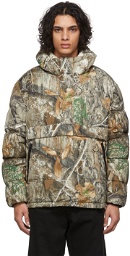 The Very Warm Multicolor Realtree Edge Edition Anorak Puffer Jacket