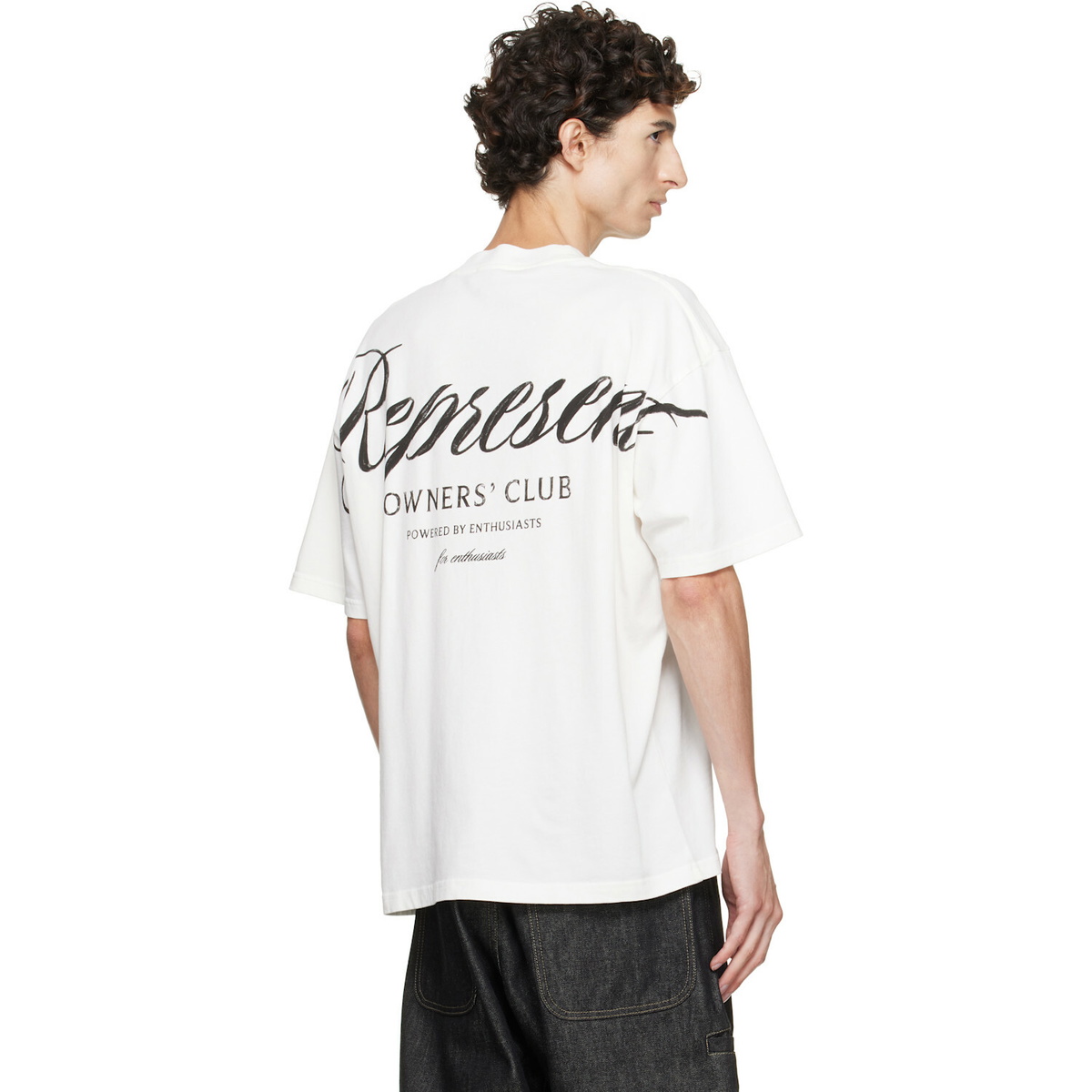 Represent White Print 'Owners Club' T-shirt