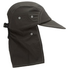 Gramicci Men's x and wander Brushed Nylon Sunshade Cap in Charcoal 