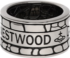 Vivienne Westwood Gunmetal Valerio Ring