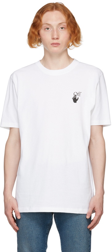 Photo: Off-White White Slim Caravaggio Lute T-Shirt