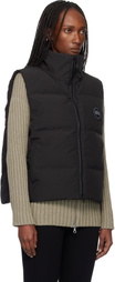Canada Goose Black 'Black Label' Grandview Cropped Down Vest