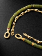 MAOR - Cherish Gold, Jade, Enamel and Diamond Bracelet