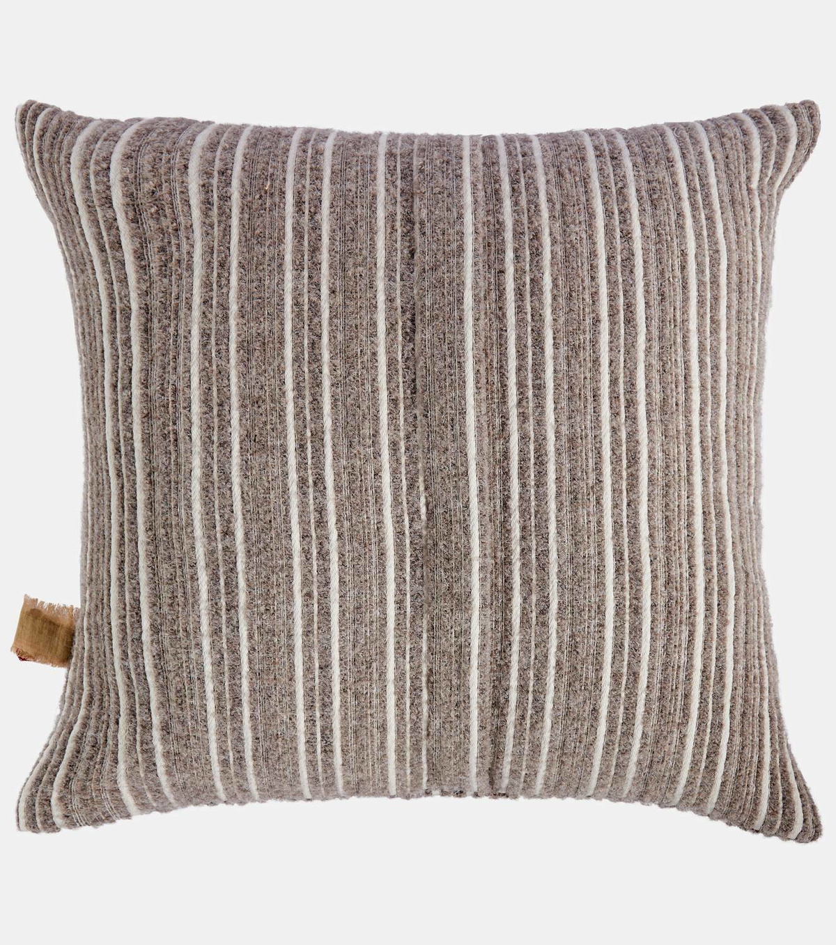 The House of Lyria Gurghi striped wool and cotton cushion
