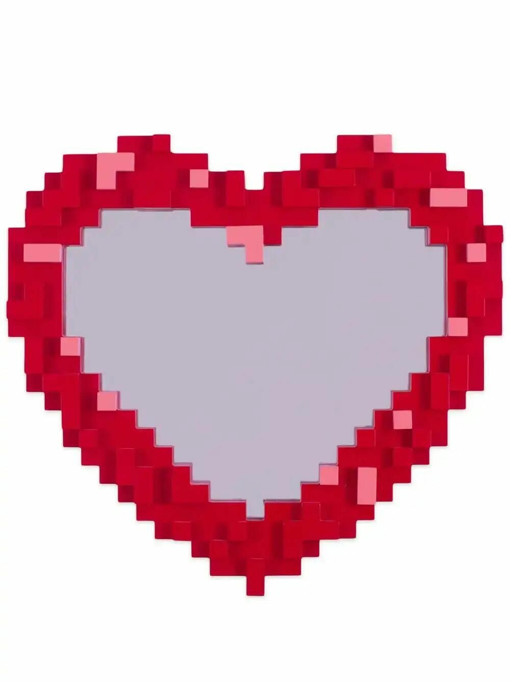 Seletti Red Pixel Mirror