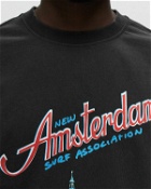 New Amsterdam Amsterdam Letter Tee Black - Mens - Shortsleeves