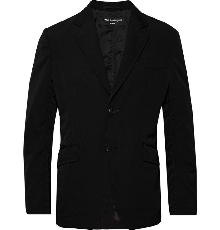 Photo: Comme des Garçons HOMME - Black Slim-Fit Wool-Gabardine Suit Jacket - Black