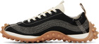 AMI Paris Black Mirage Mesh Sneakers