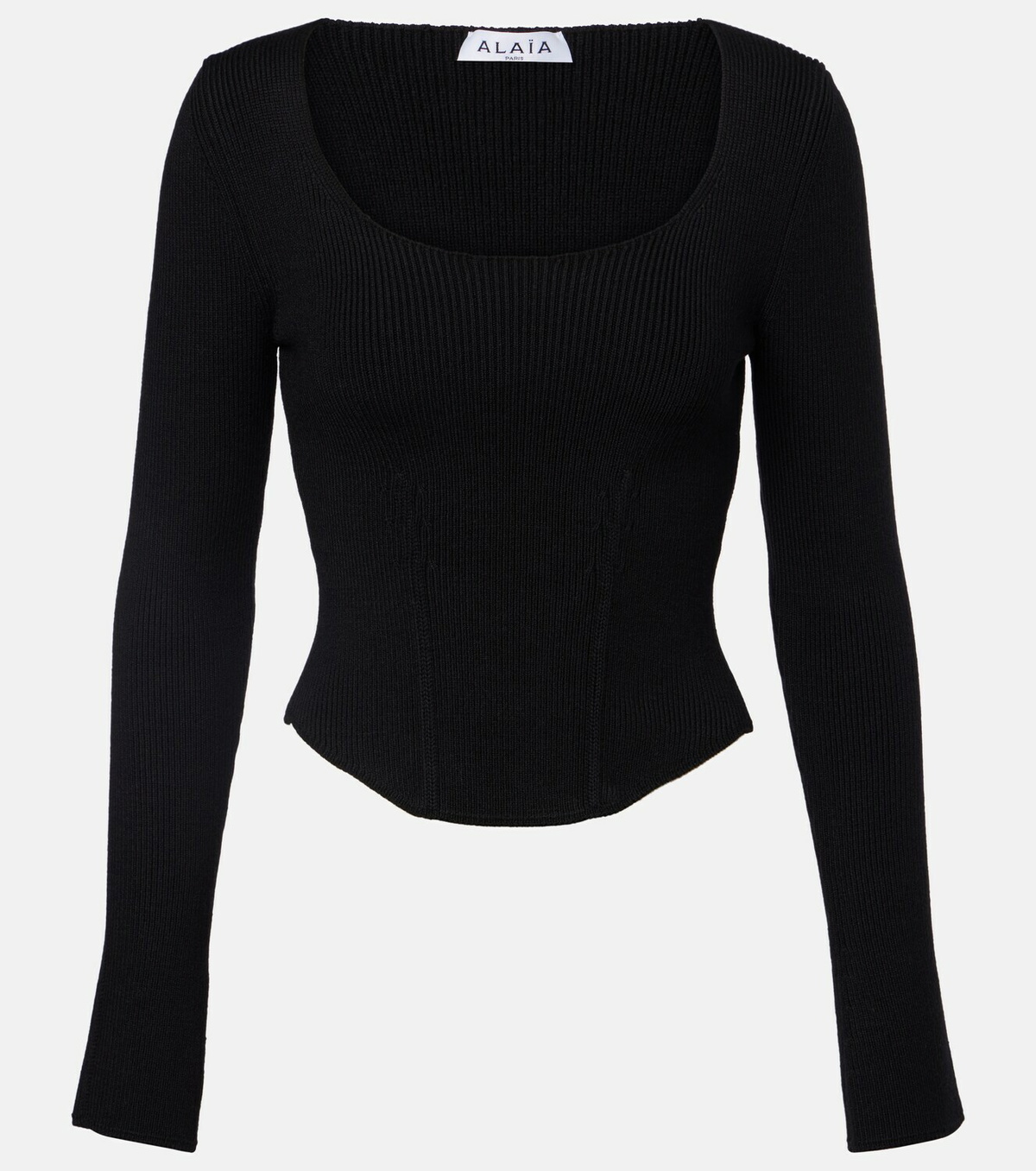 Alaïa Wool-blend corset