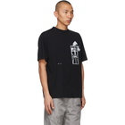 HELIOT EMIL Black Print T-Shirt