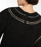 Dodo Bar Or Fringe-trimmed suede tunic