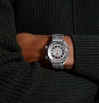 Oris - Chronoris Automatic Chronograph 39mm Stainless Steel and NATO Canvas Watch - Men - Light gray