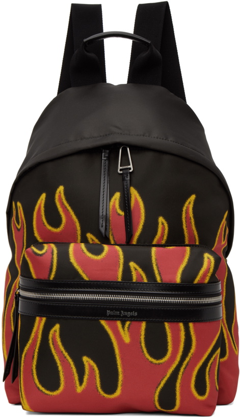 Photo: Palm Angels Black Flames Backpack