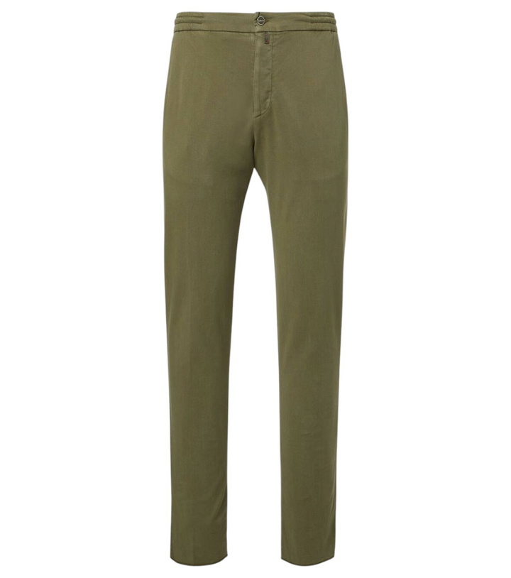 Photo: Kiton Mid-rise chinos
