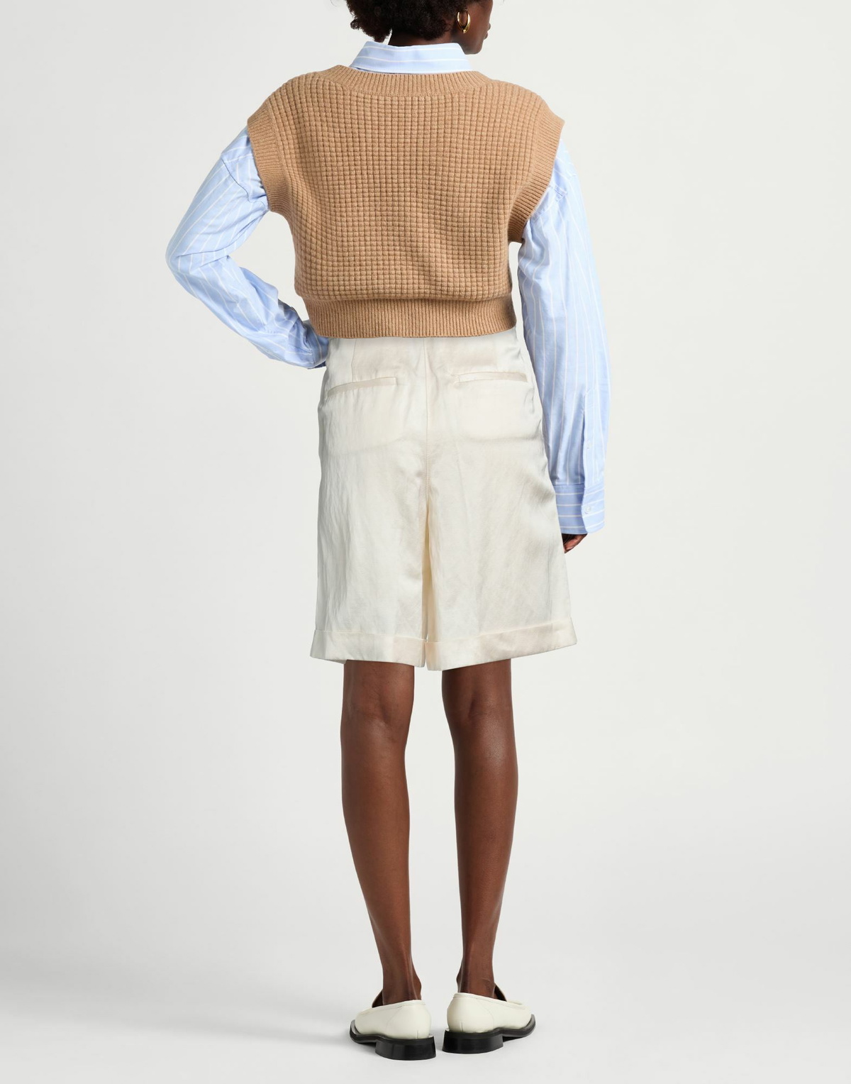 Peserico Womens Shorts & Bermuda Shorts Ivory