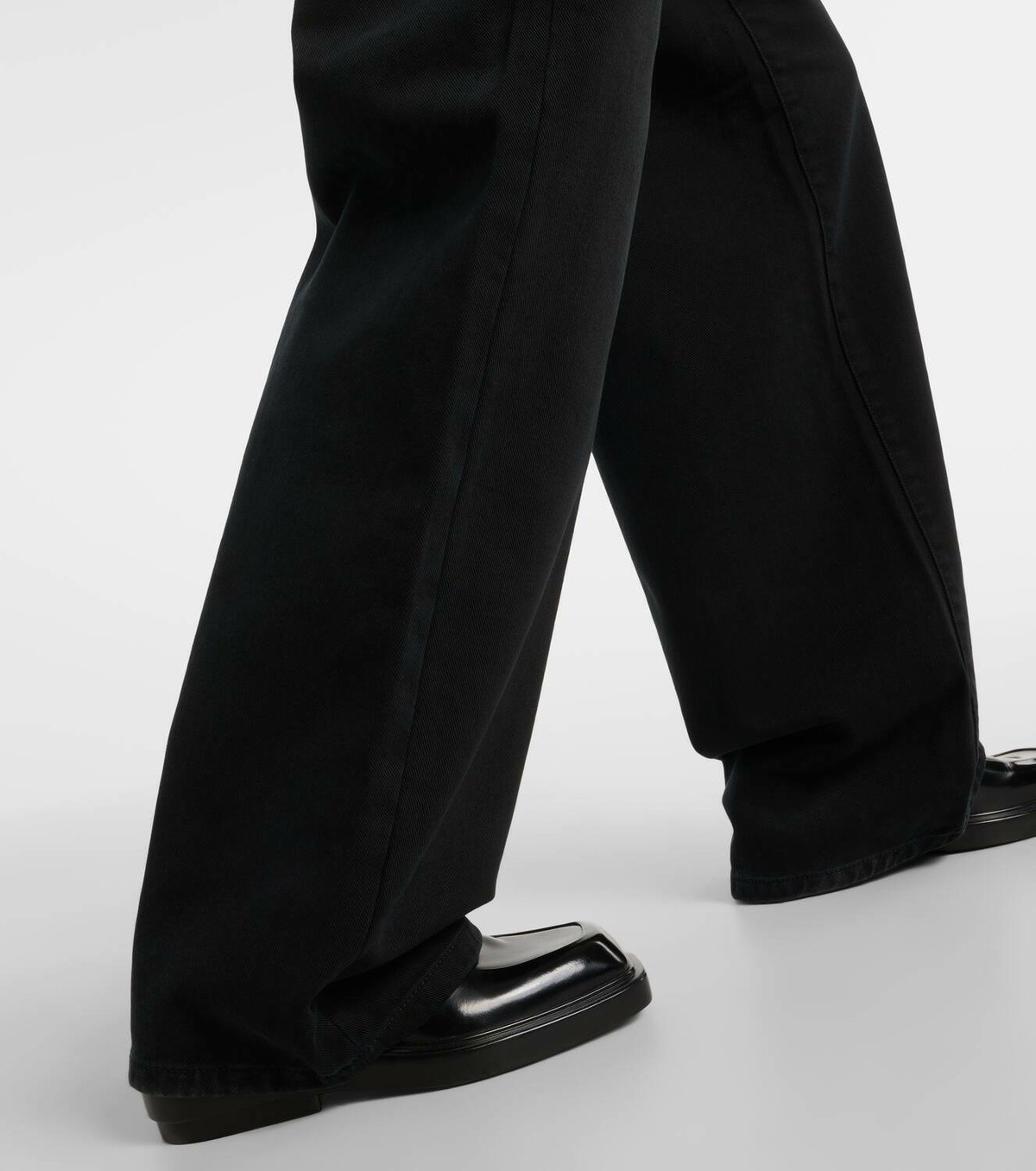 Prada High-rise wide-leg jeans Prada