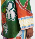 Alémais Mlak printed silk twill shirt
