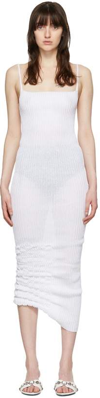 Photo: a. roege hove White Cotton Midi Dress