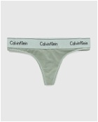 Calvin Klein Underwear Wmns Thong Green - Womens - Panties