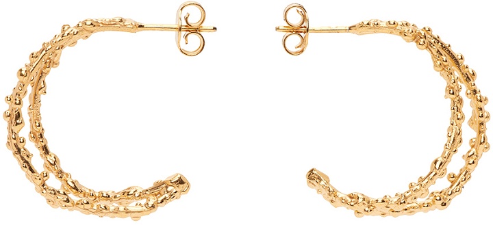 Photo: Alighieri Gold 'The Crumbling Rock' Earrings