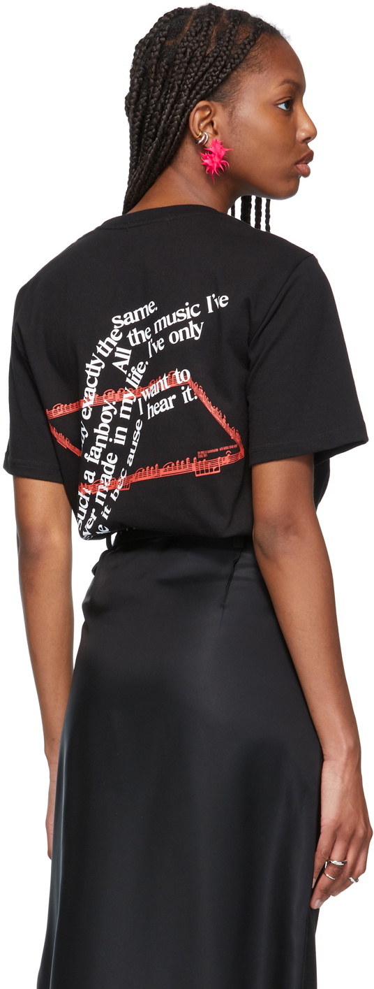 SSENSE WORKS SSENSE Exclusive Dev Hynes Black Time Will Tell T-Shirt