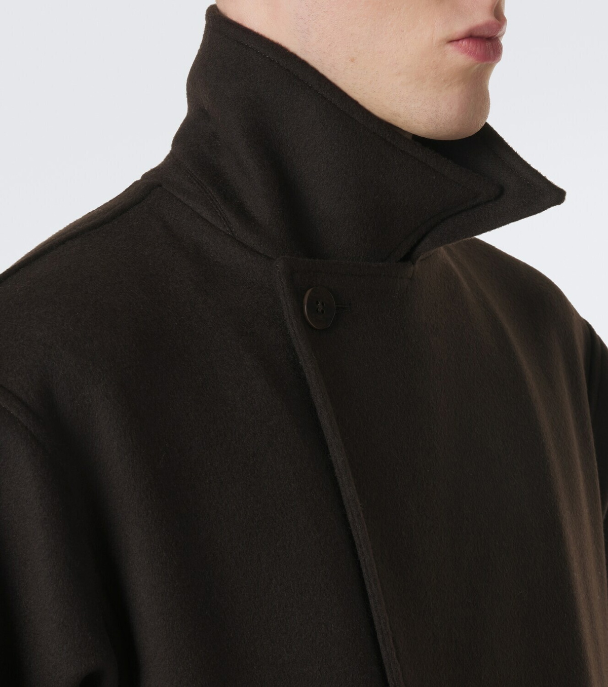 Stòffa Double-breasted cashmere coat