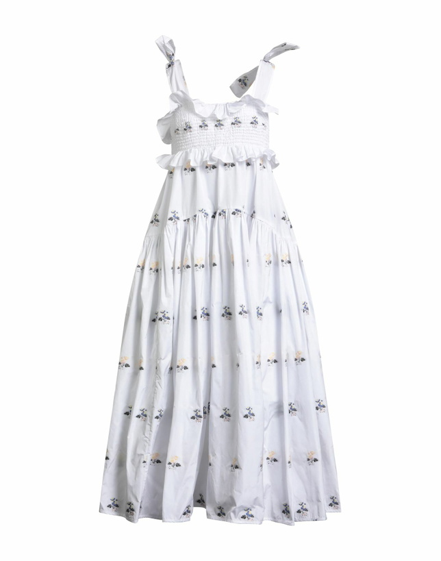 Photo: Cecilie Bahnsen Womens Maxi dress in White
