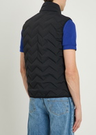 Emporio Armani Water-repellent Padded Stretch-nylon Gilet Black