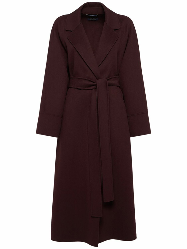 Photo: 'S MAX MARA Agata Belted Wool Long Coat