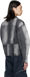 Eckhaus Latta Gray 'El Jacket Redux' Denim Jacket