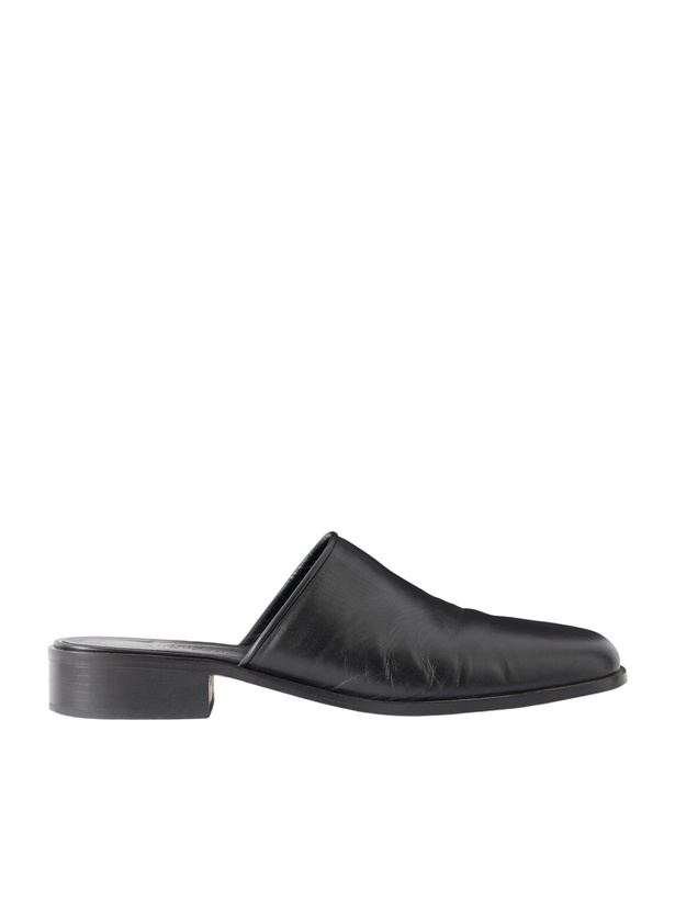 Photo: Studio Nicholson - Barlow Leather Mules - Black