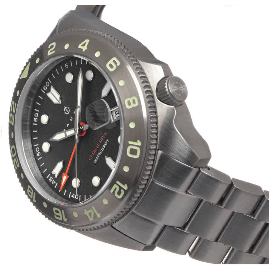 Nautis Global Dive Grey Dial Mens Watch 18093G-B