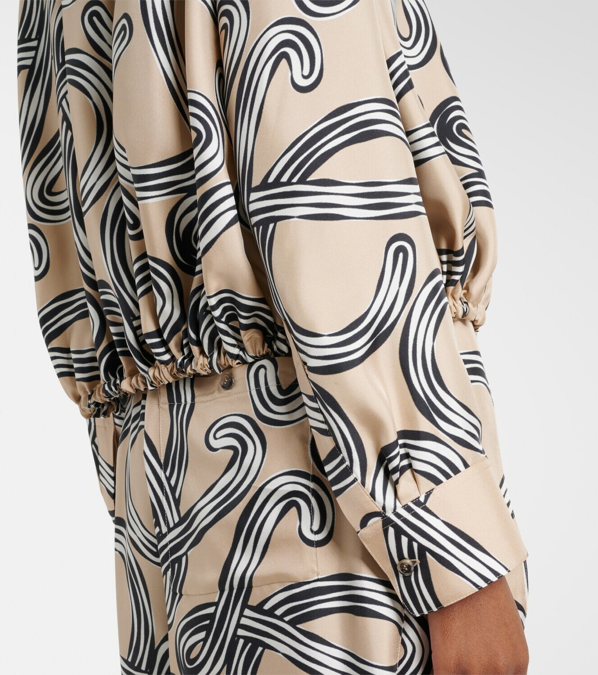 Loewe Paula's Ibiza Anagram silk shirt